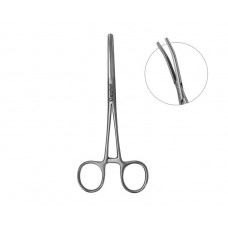 Delphin LUXO 18 cm curved forceps